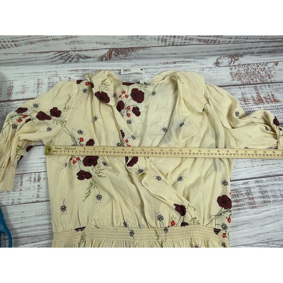 NWT Joie Aged White Floral Peasant Blouse Sz Large L $248 - Picture 10 of 10